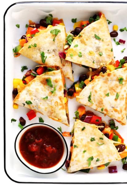 Easy Veggie Quesadillas