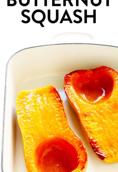 Whole Roasted Butternut Squash Halves