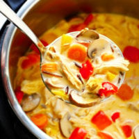 Thai Curry Chicken Wild Rice Soup