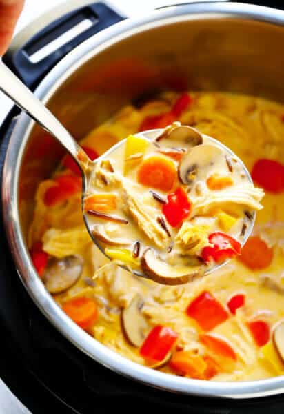 Thai Curry Chicken Wild Rice Soup