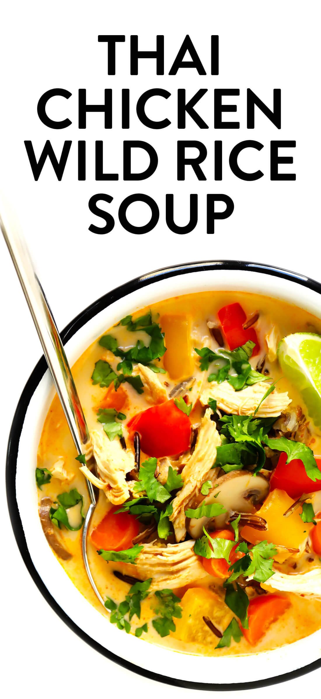 Thai Chicken and Rice Soup Recipe