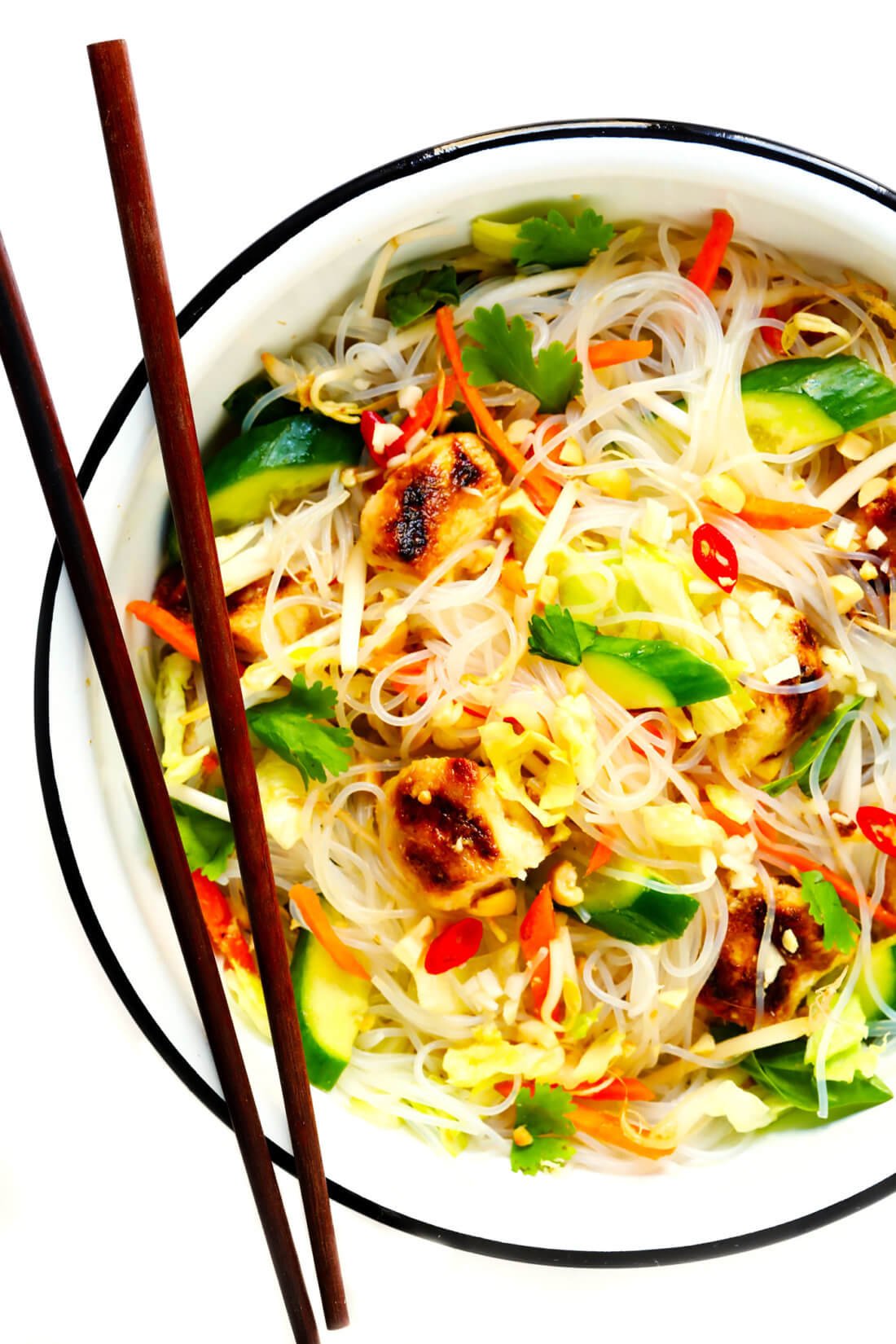 Vietnamese Chicken Noodle Salad