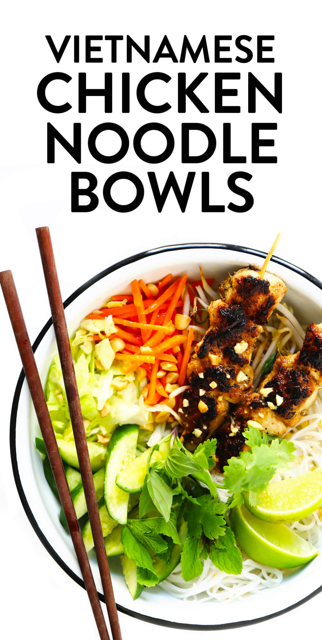 Vietnamese Chicken Noodle Bowl Recipe