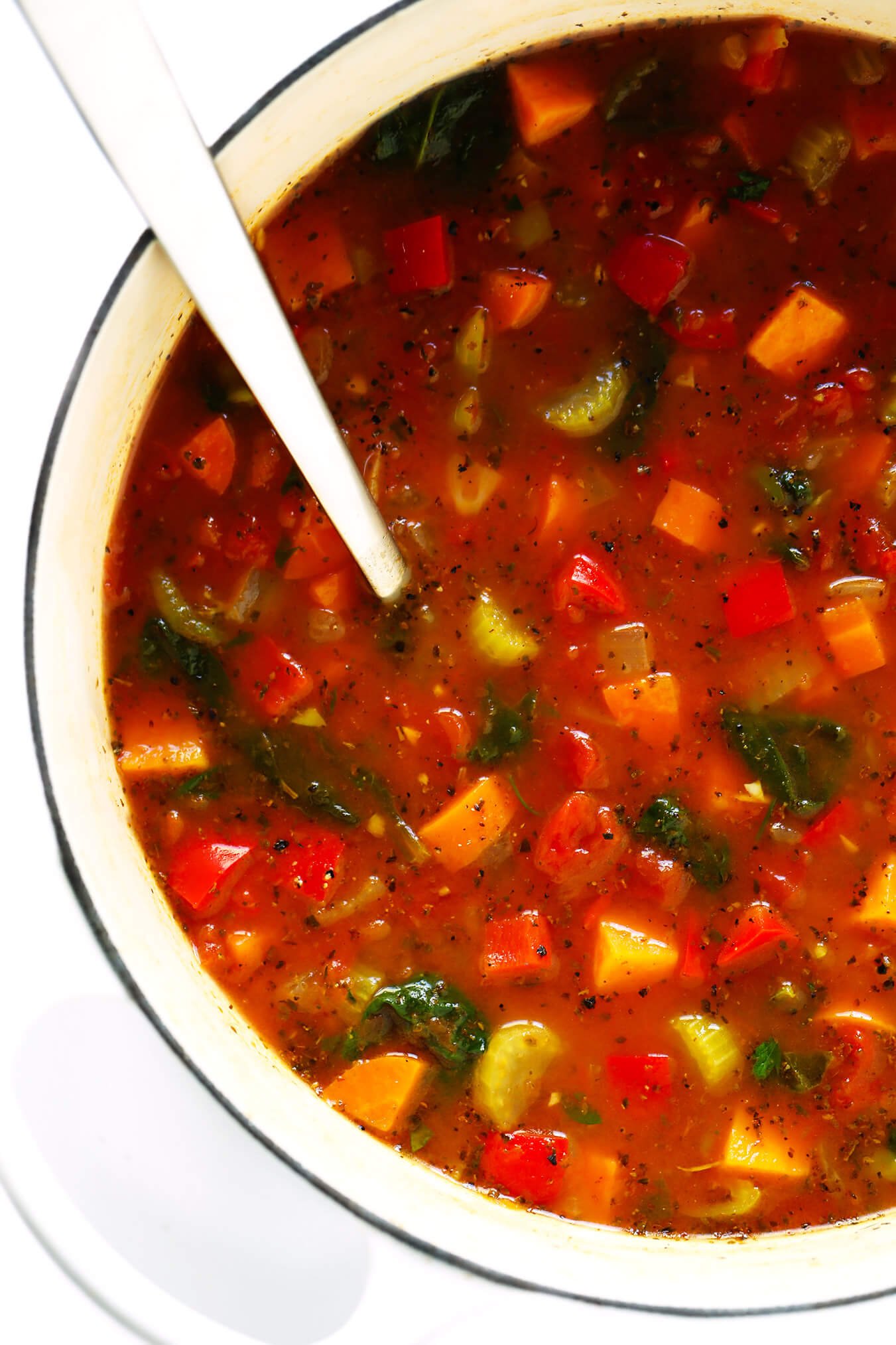 My Favorite Vegetable Soup Recipe | Gimme Some Oven