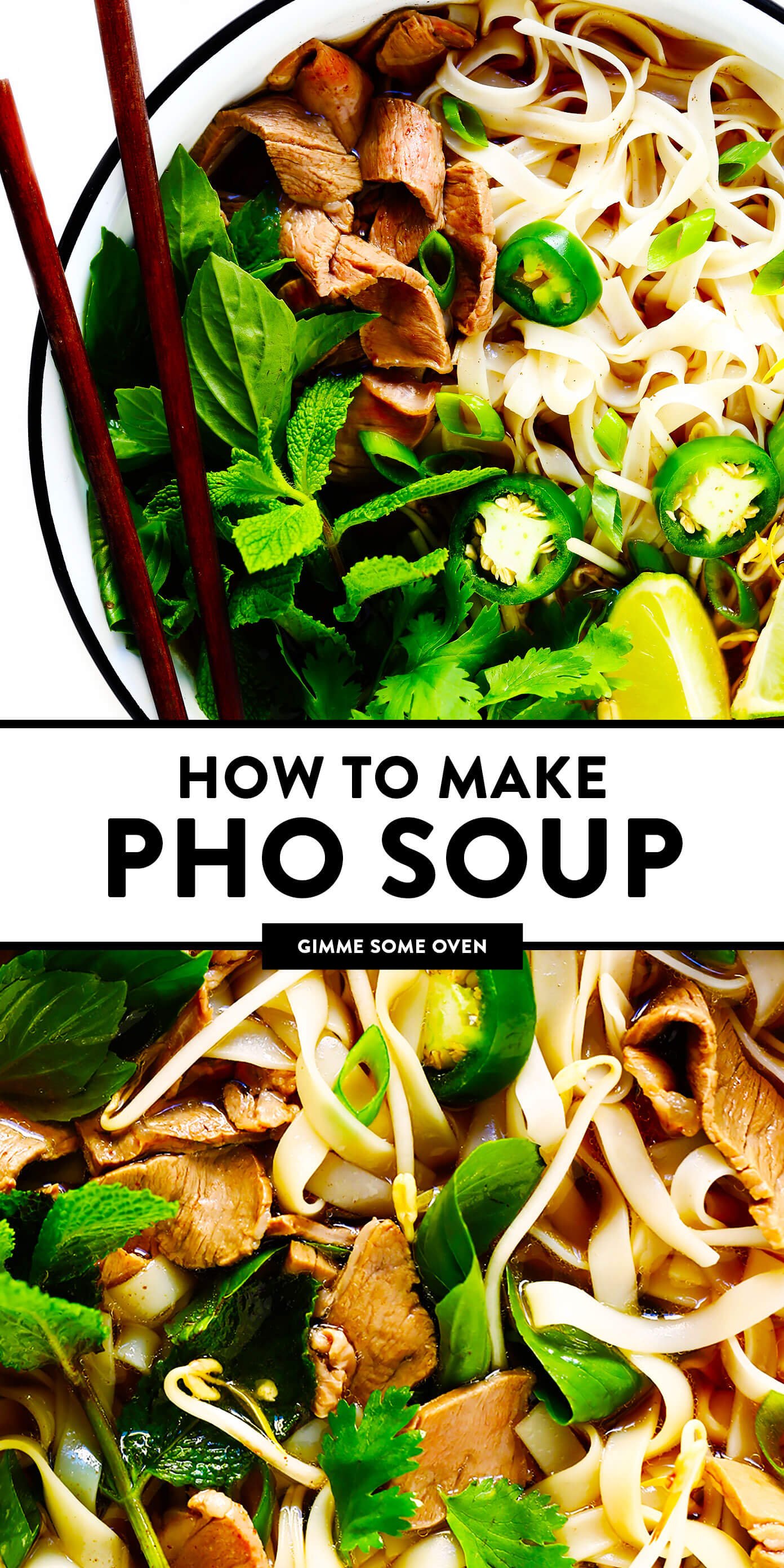 Pho With Chicken Broth or Beef