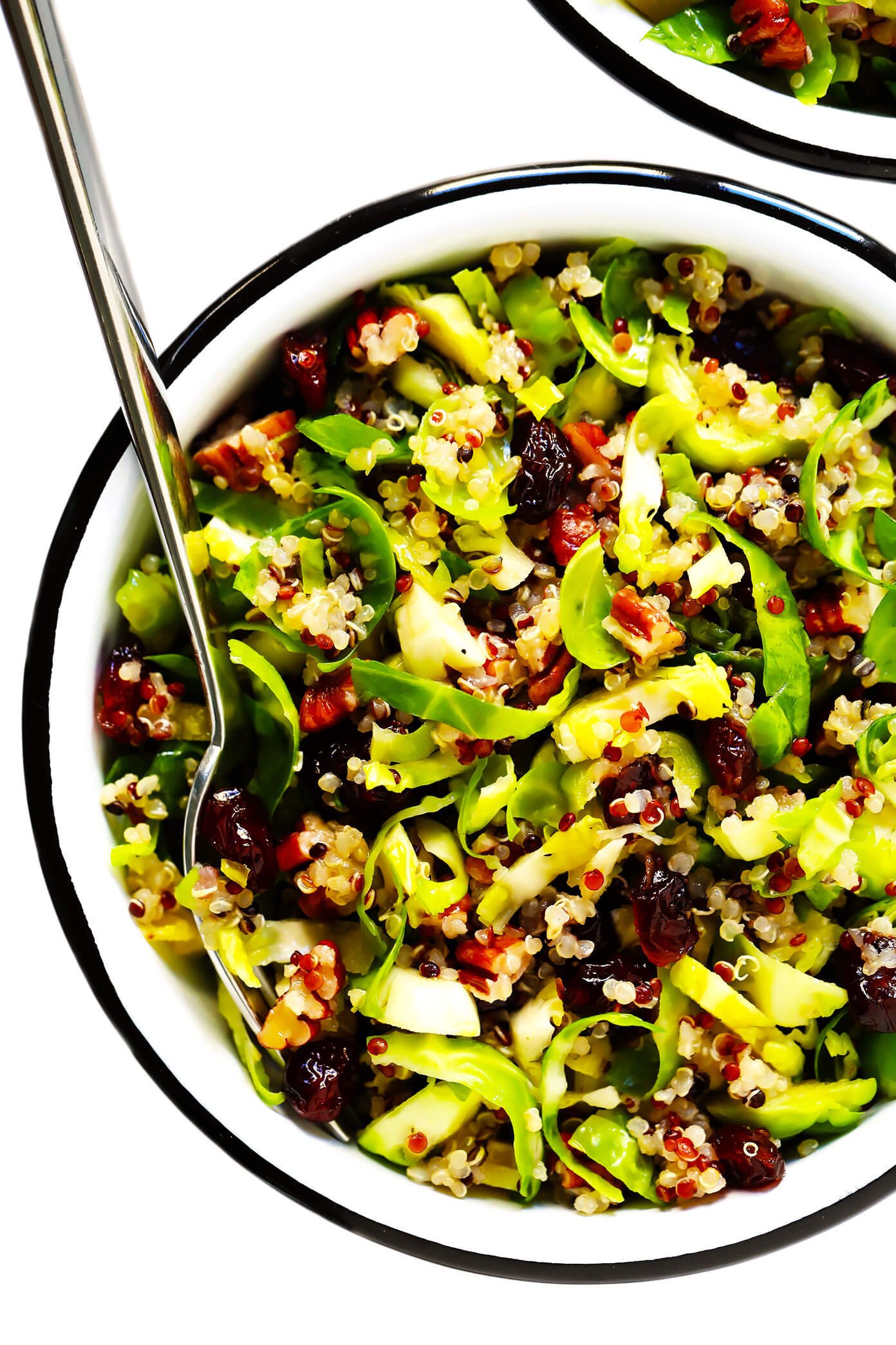 Brussels Sprouts, Cranberry and Quinoa Salad via Gimme Some oven