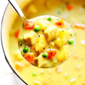 Turkey Cheeseburger Soup - Gimme Some Oven