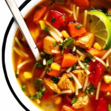 Mexican Chicken Noodle Soup