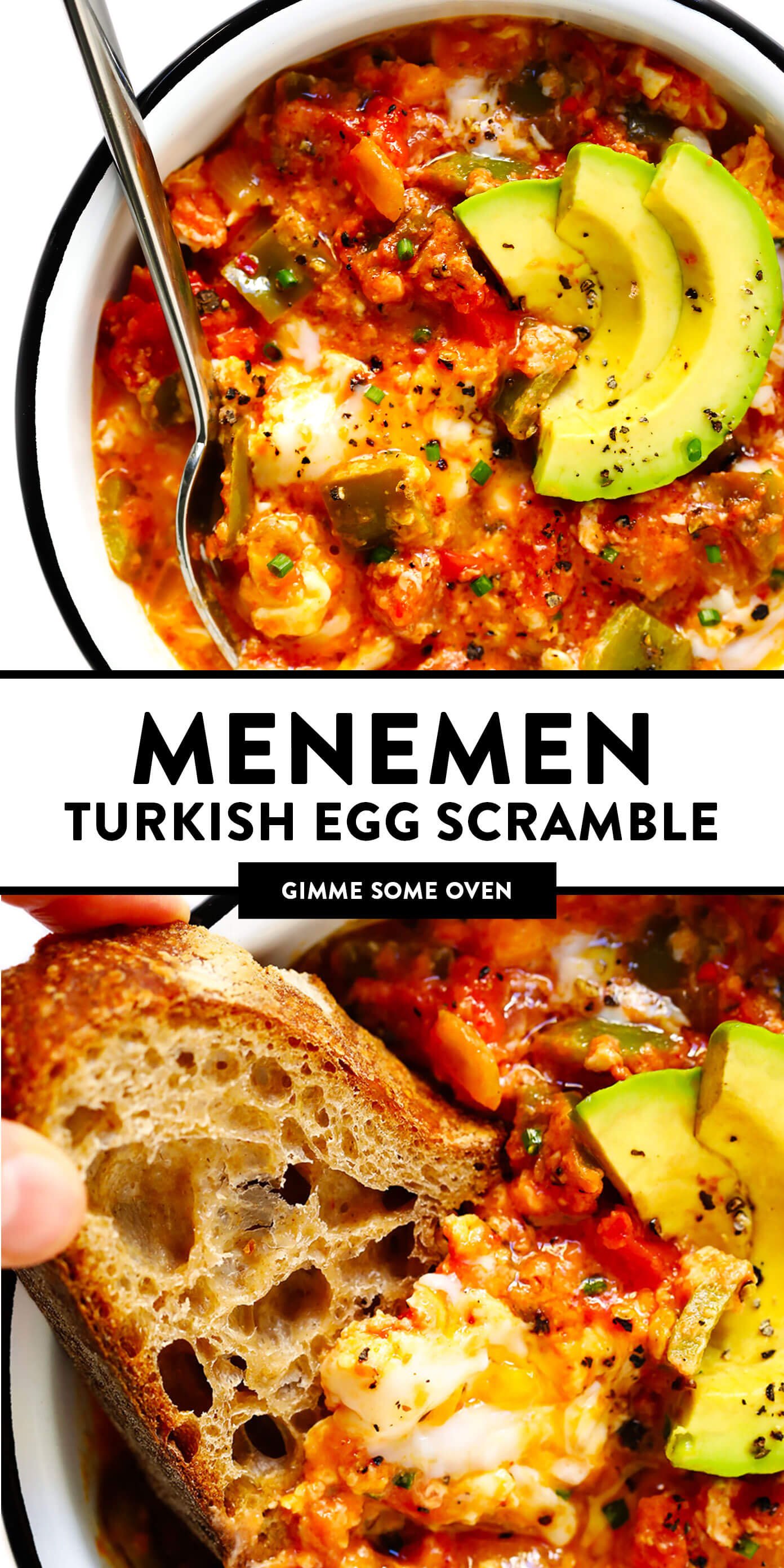Menemen (Turkish Egg Scramble) - Gimme Some Oven
