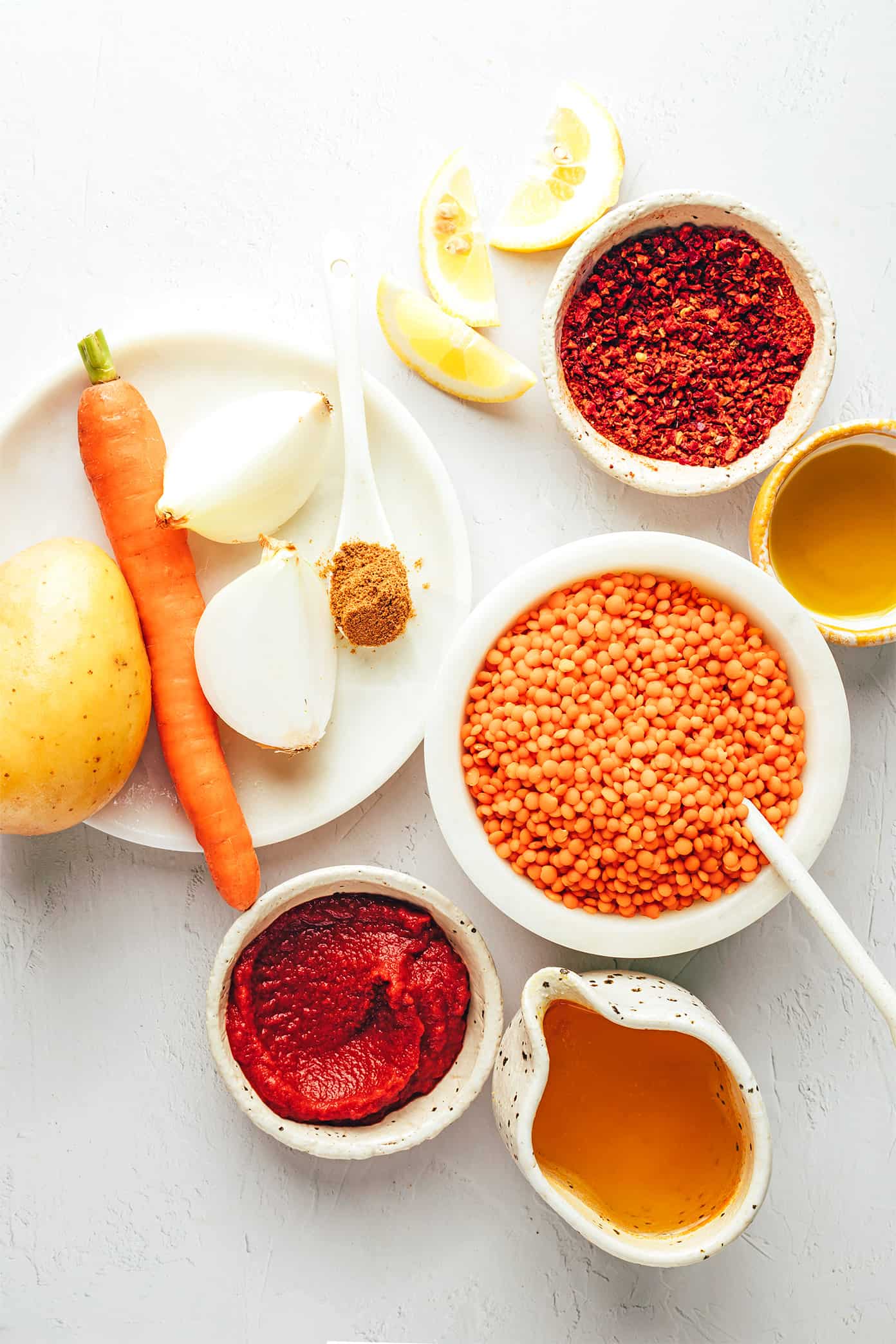 Turkish Lentil Soup Ingredients