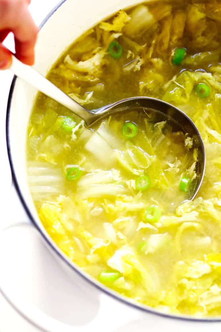 Cabbage Egg Drop Soup Gimme Some Oven