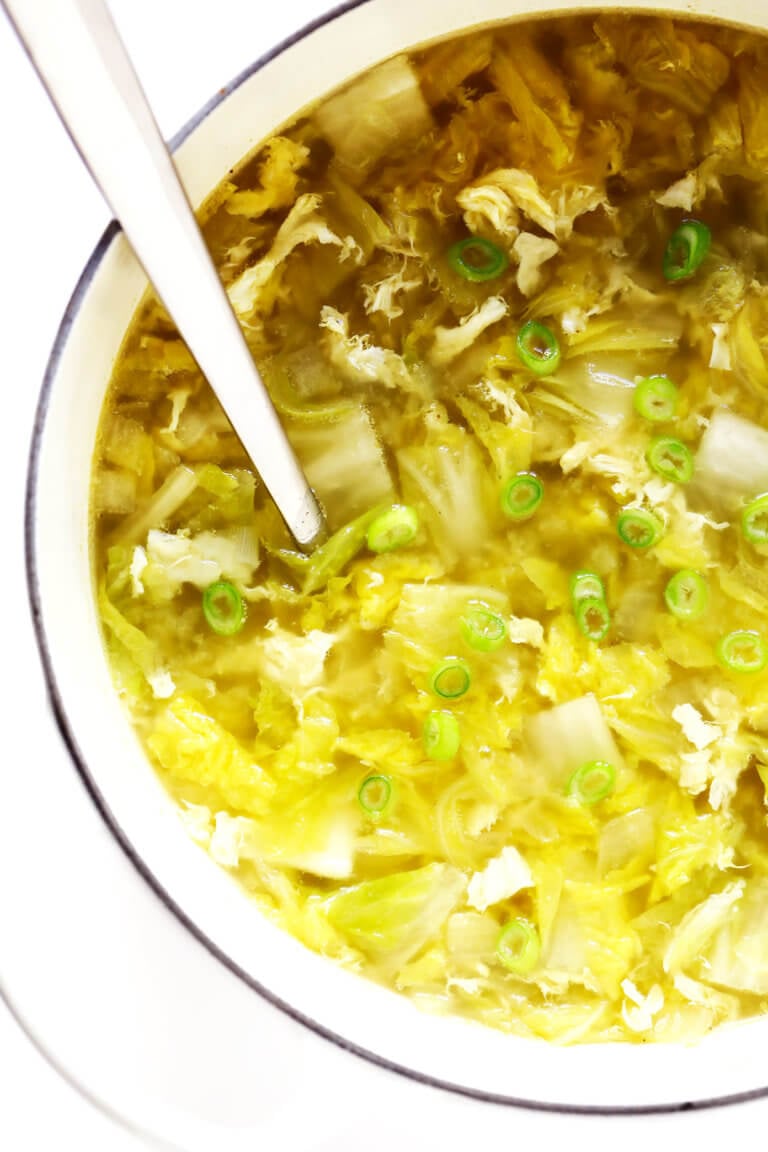 Cabbage Egg Drop Soup Gimme Some Oven