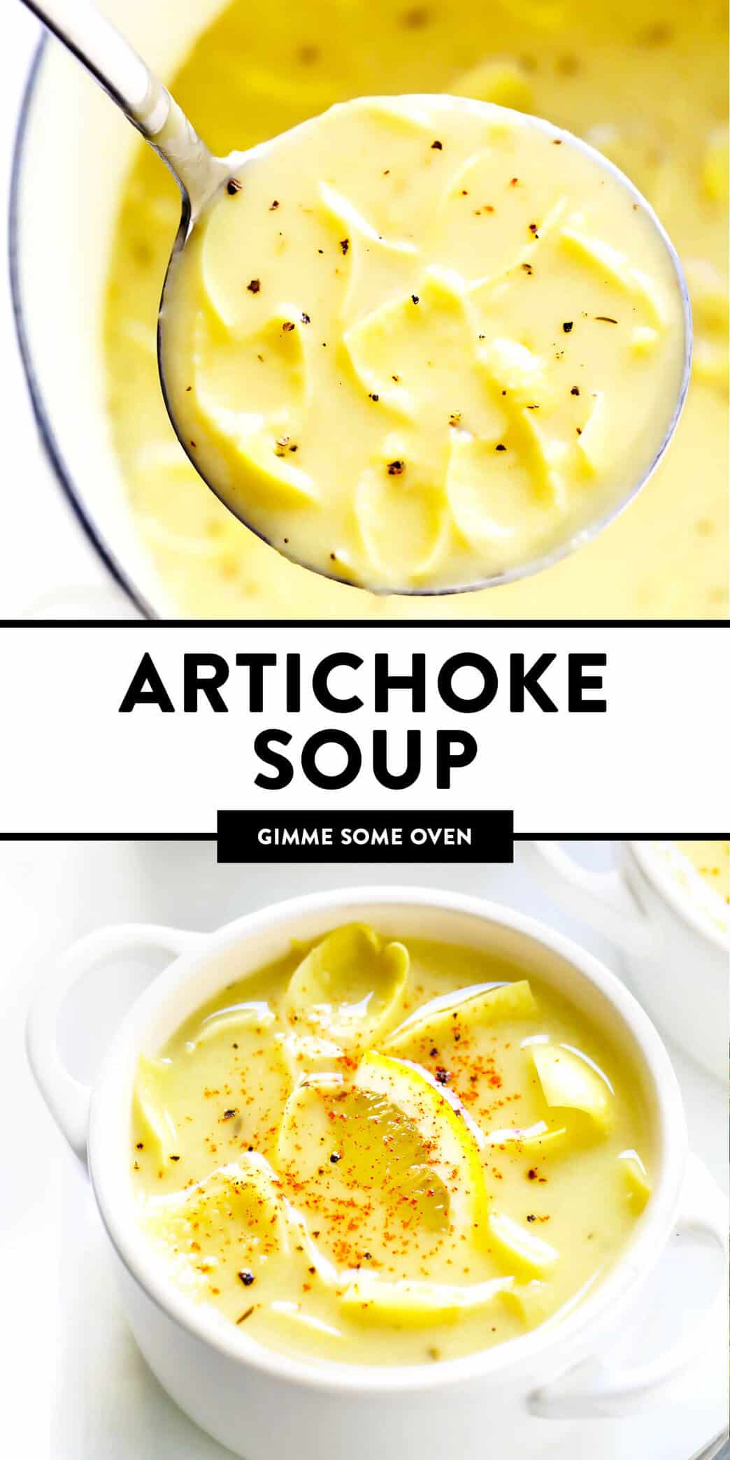 Lemony Artichoke Soup Recipe Gimme Some Oven