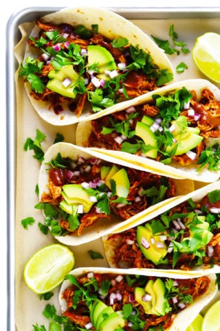 Mole Chicken Tacos