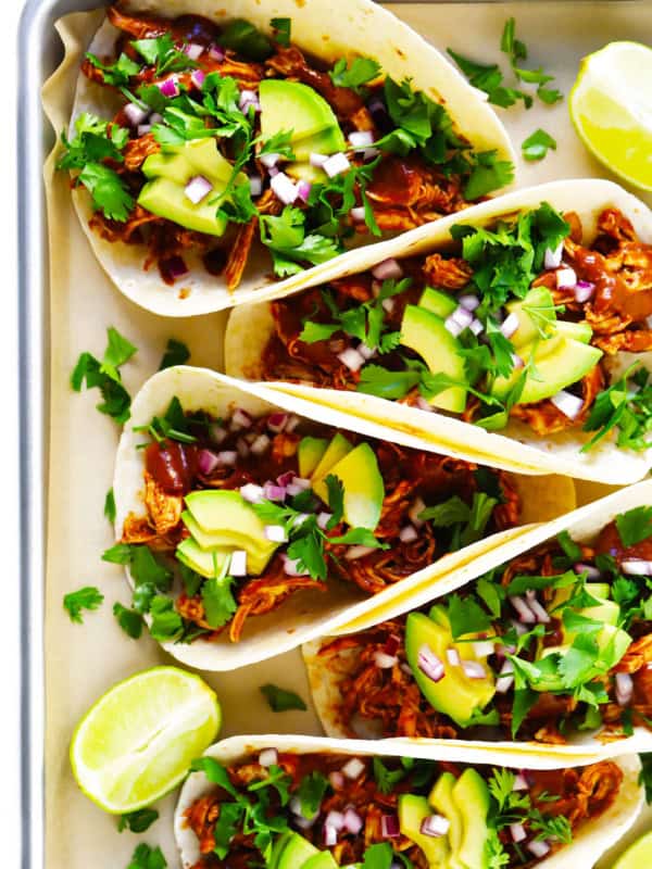Mole Chicken Tacos