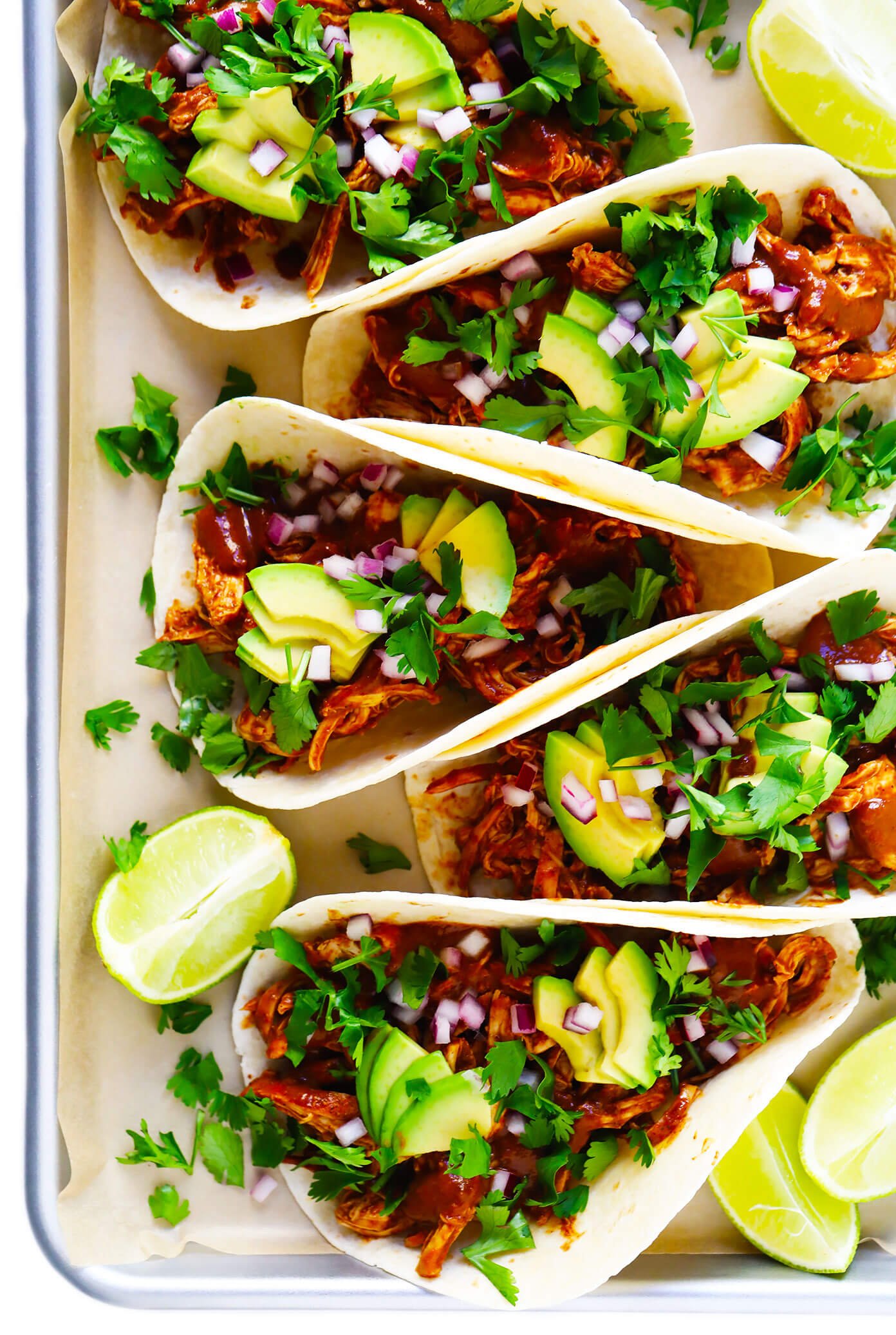 Easy Chicken Tacos with Mole Sauce