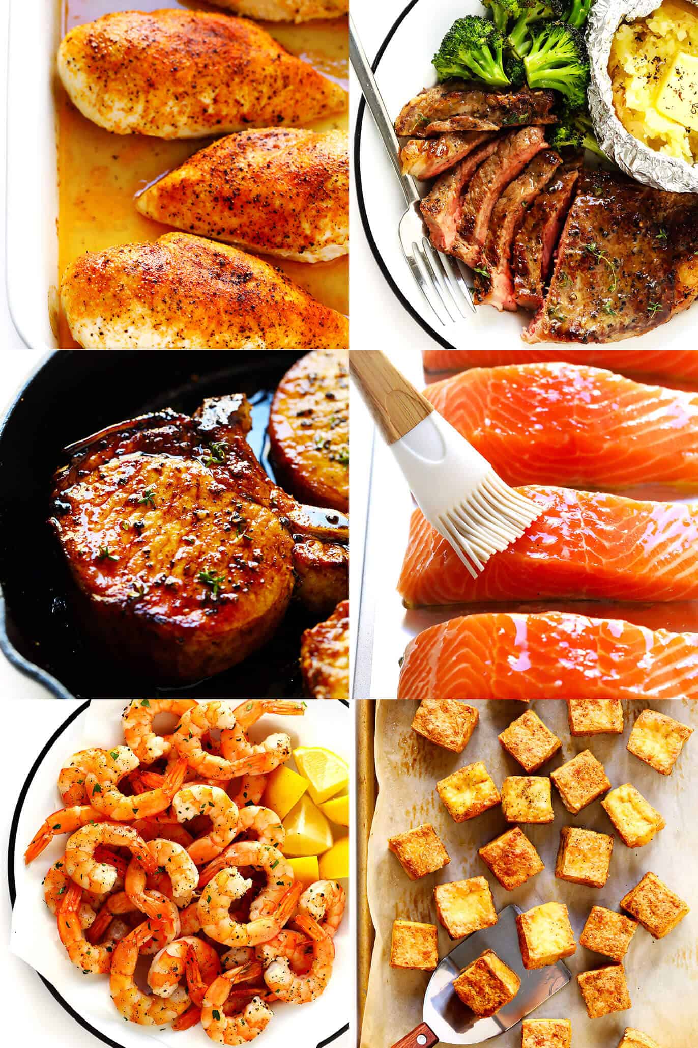 How To Cook Chicken, Steak, Pork, Fish, Shrimp and Tofu In The Oven