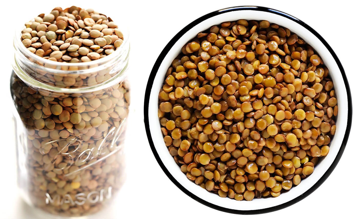 How To Cook Brown Green Lentils (Raw and Cooked)