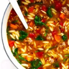 Italian Sausage and Orzo Soup-image