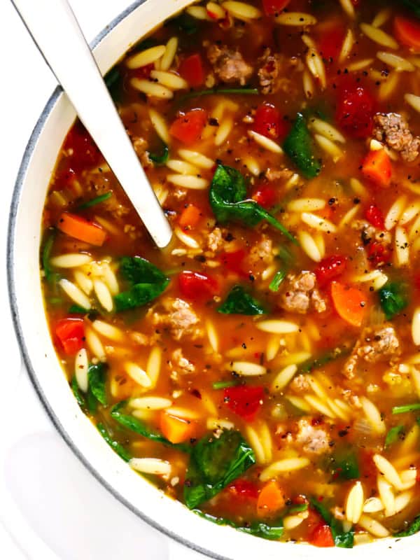 Italian Sausage and Orzo Soup Recipe
