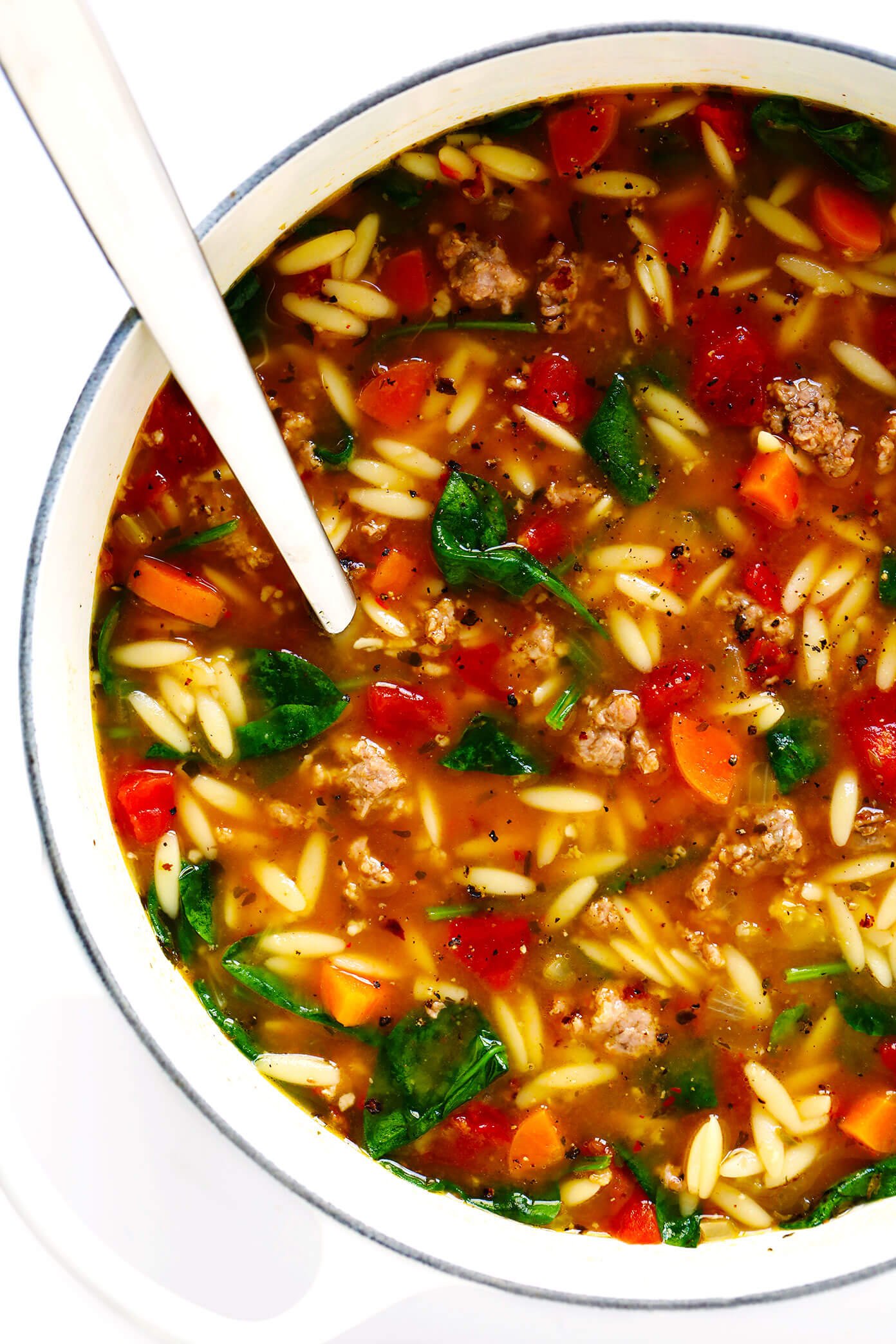 Italian Sausage Orzo Soup Recipe