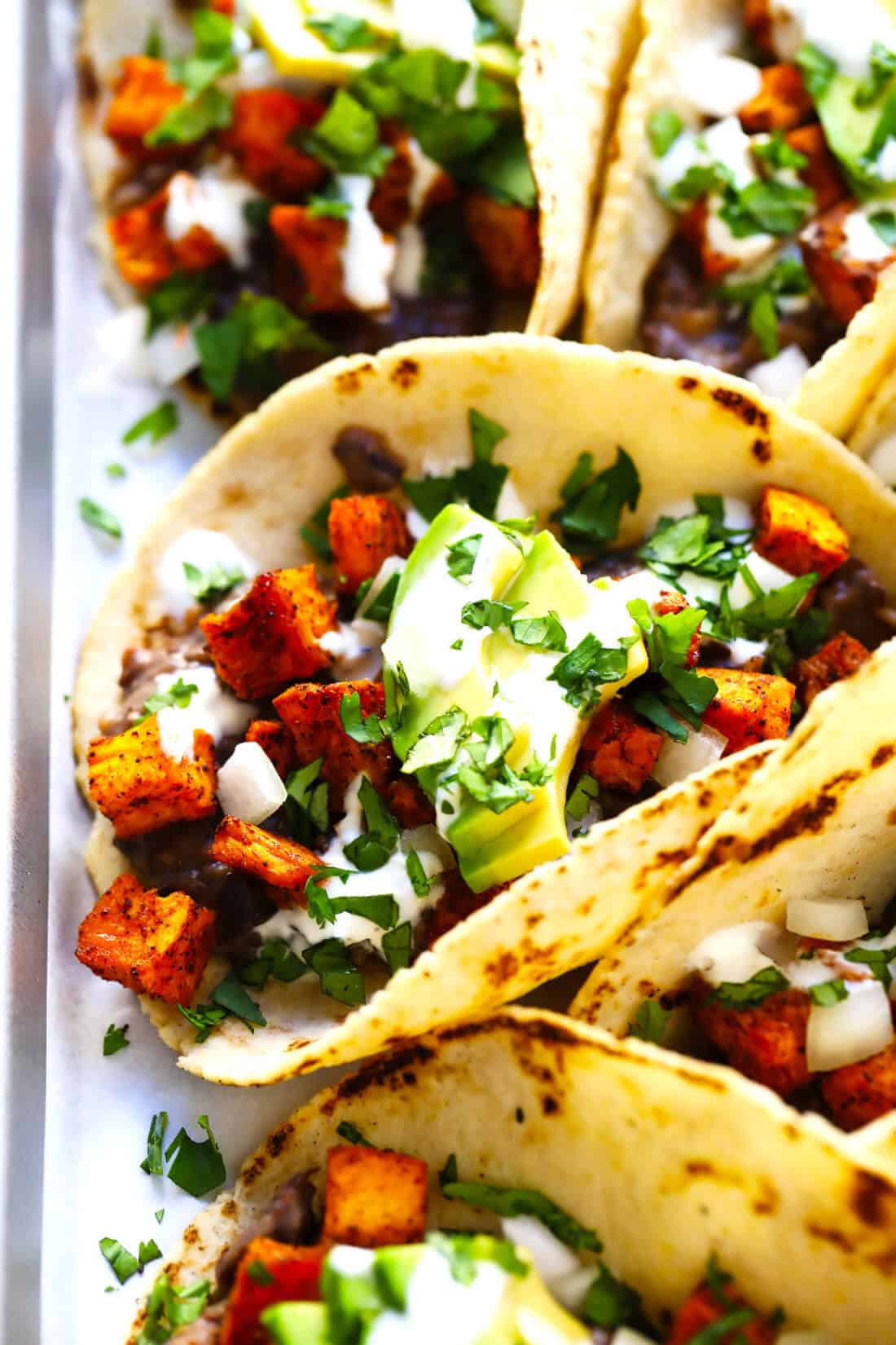 Roasted Sweet Potato Tacos Recipe Gimme Some Oven