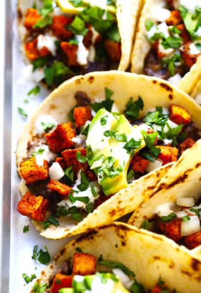 Roasted Sweet Potato Tacos