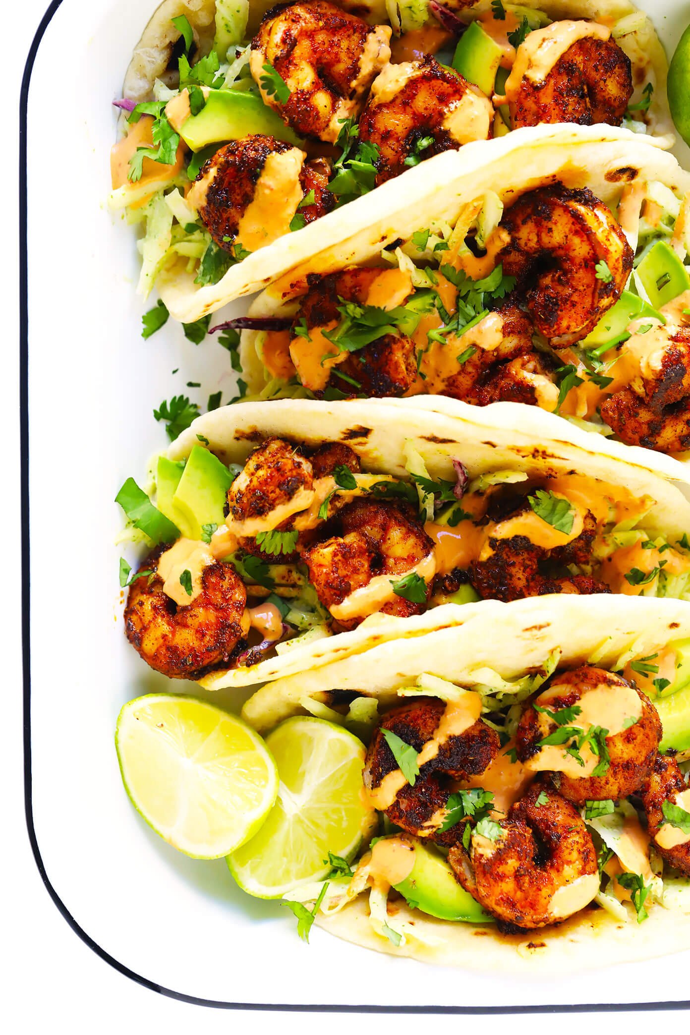 BEST homemade shrimp taco