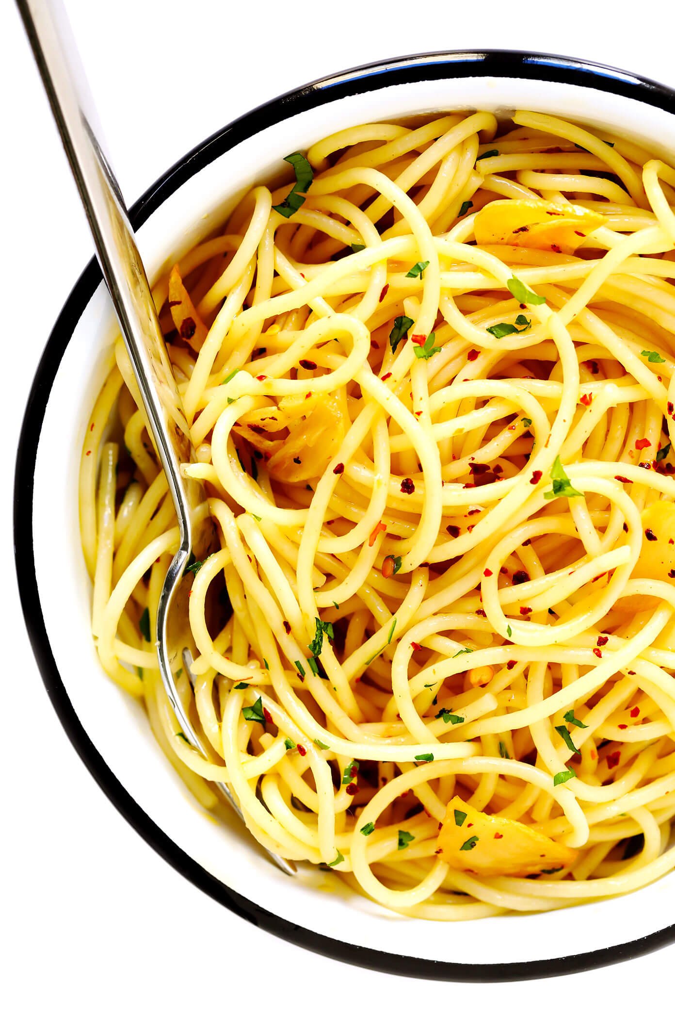 Receita de Espaguete Aglio e Olio