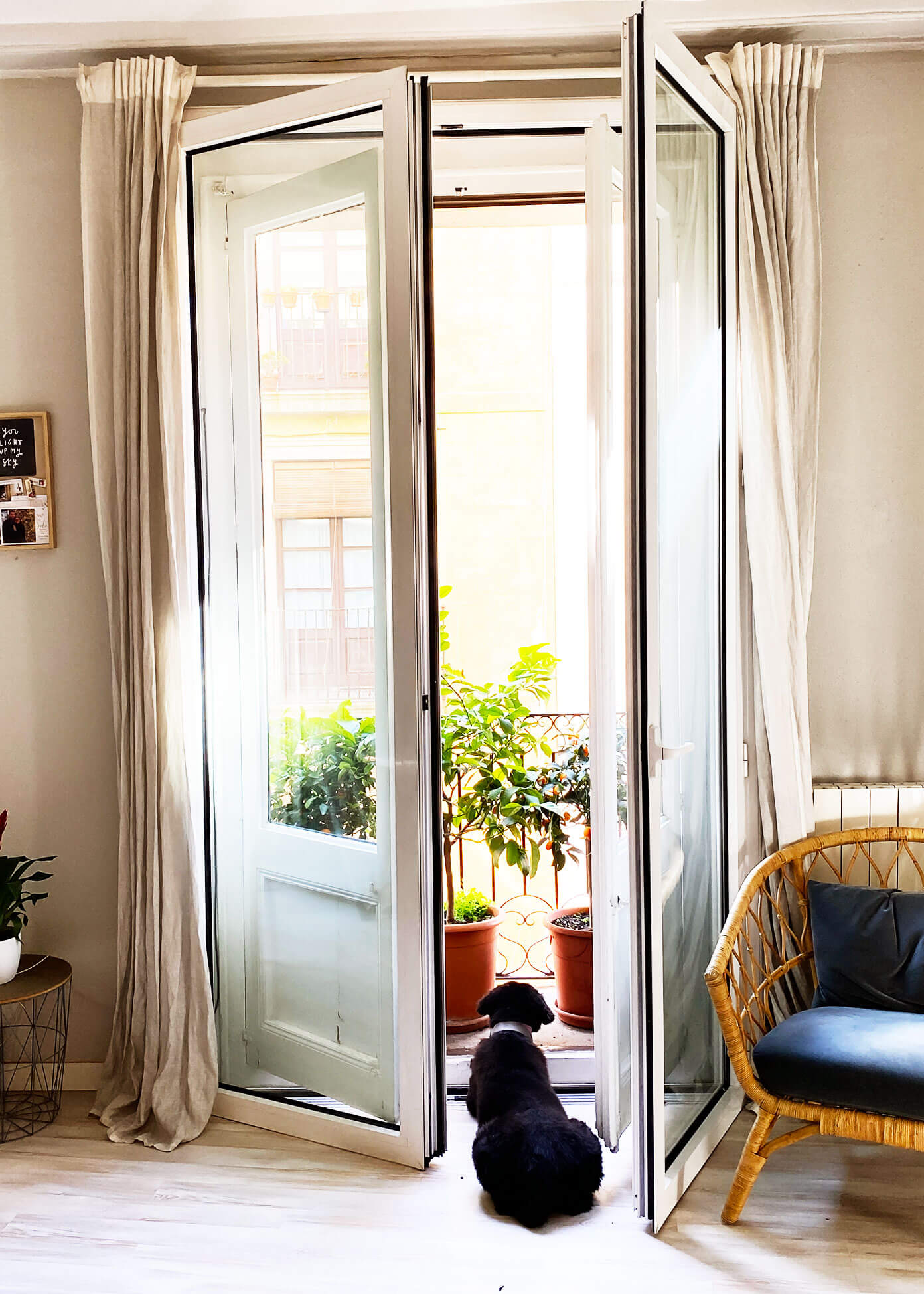 Windows Open In Our Barcelona Apartment