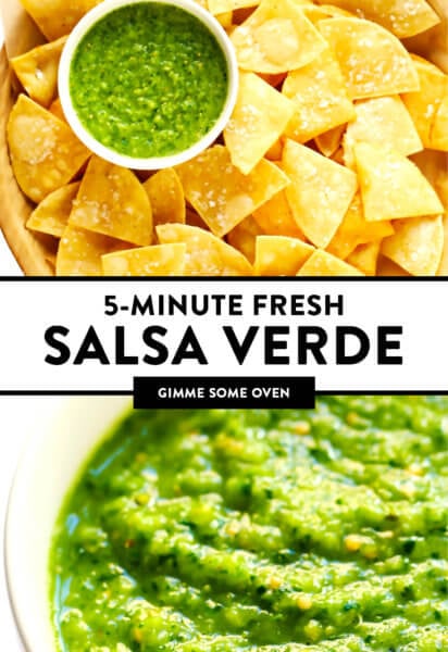 Fresh Salsa Verde Crudo