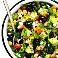 Blueberry Corn and Avocado Chopped Salad