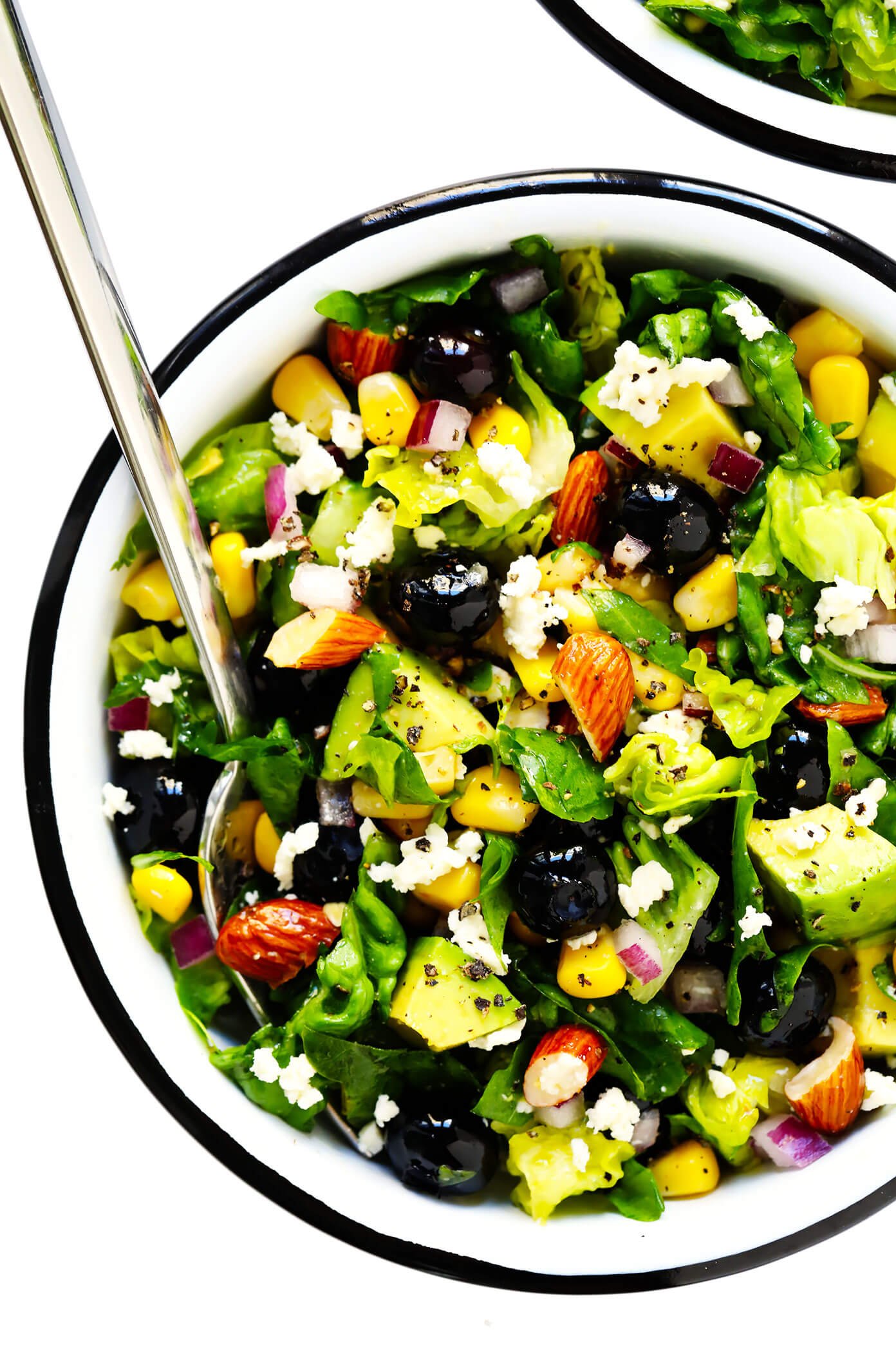 Blueberry Corn and Avocado Chopped Salad