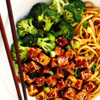 Five Spice Tofu with Sesame Noodles