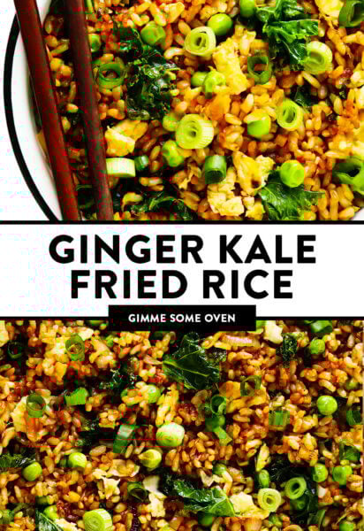 Ginger Kale Fried Rice