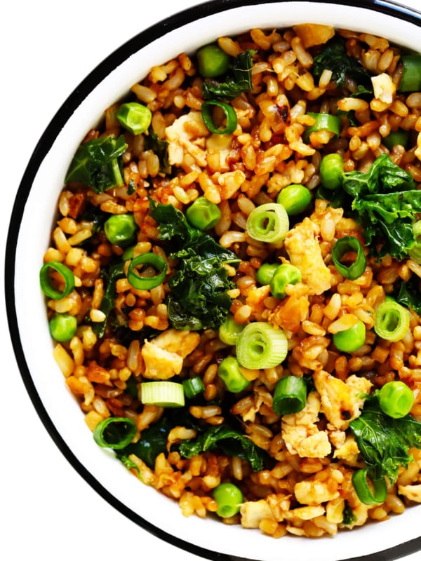 Ginger Kale Fried Rice Recipe