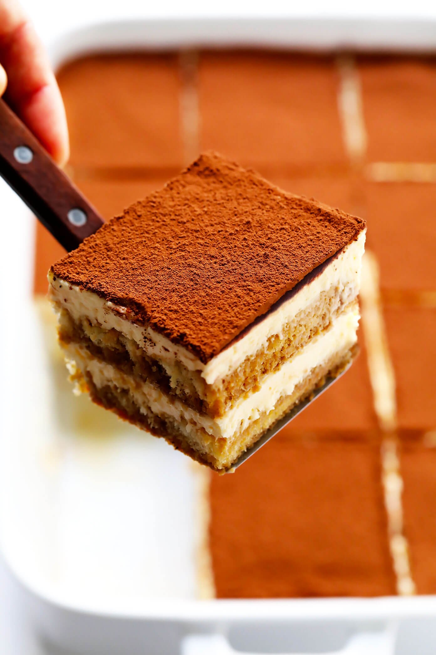 Slice of tiramisu