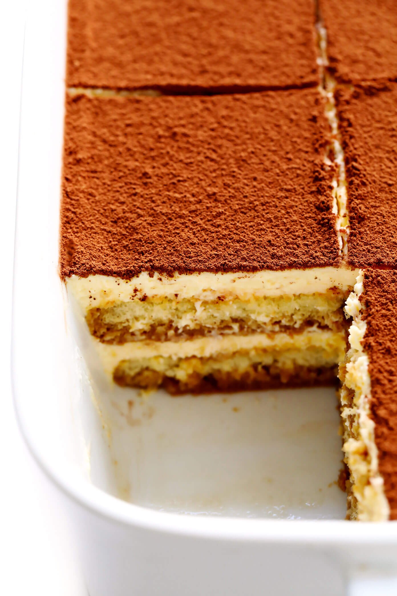 Tiramisu in the pan