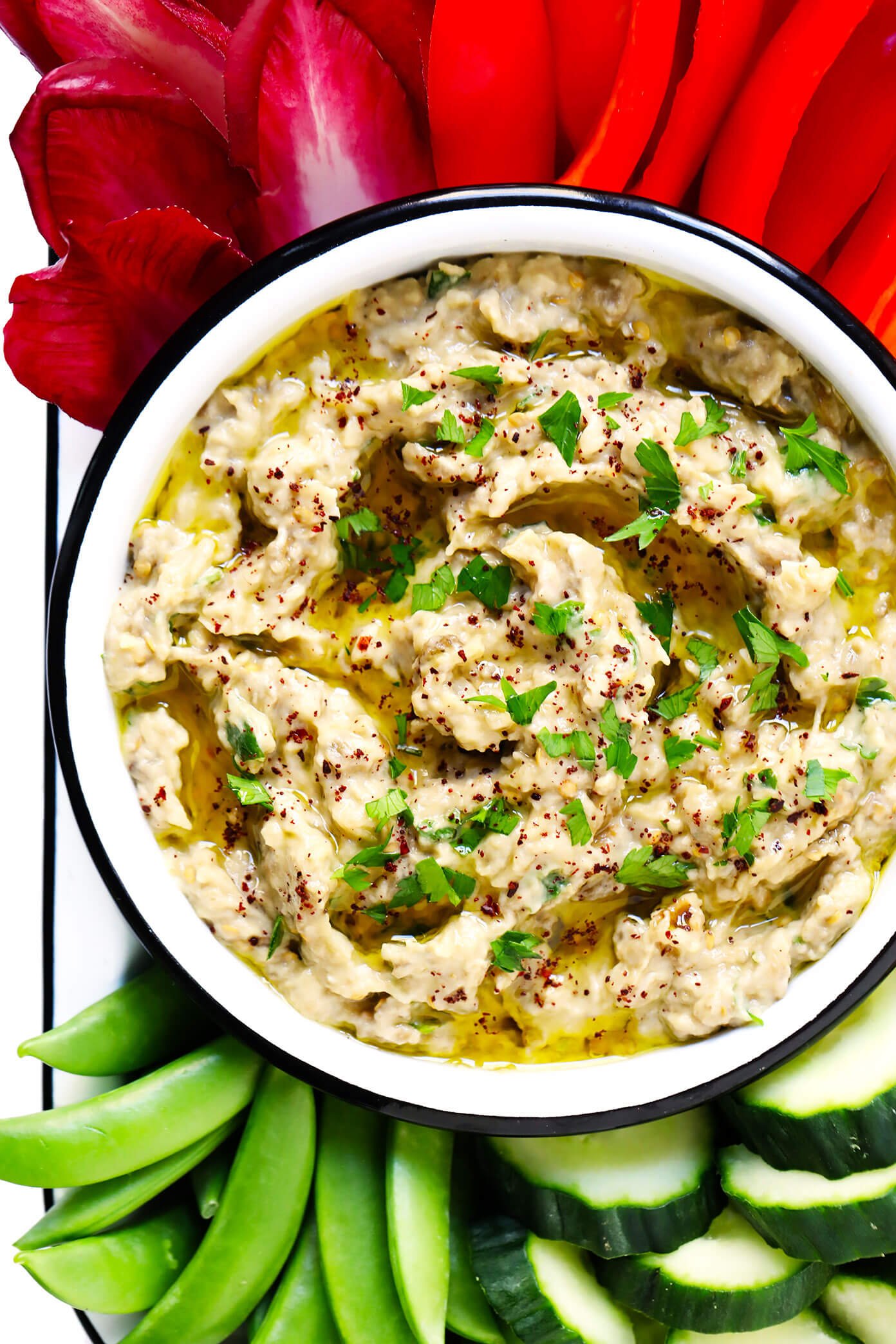 Best Baba Ganoush with Veggie Dippers