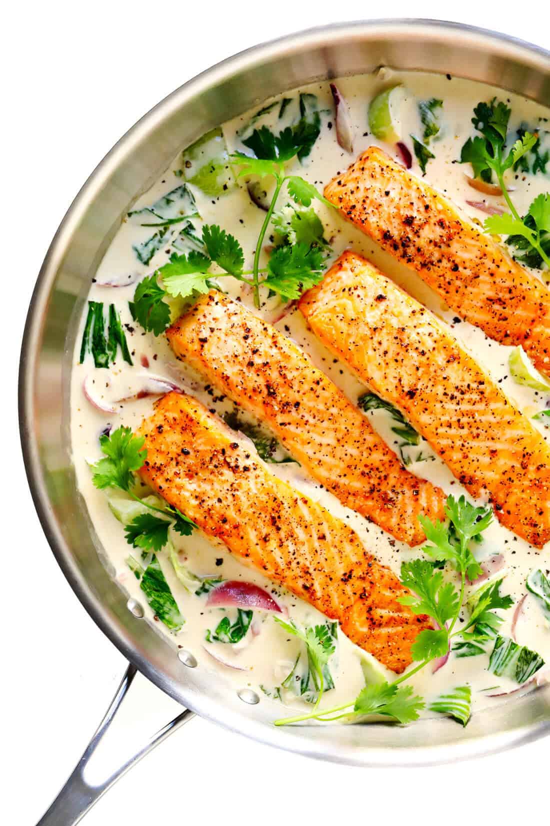 Green Curry Salmon Recipe - Gimme Some Oven