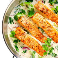 Green Curry Salmon