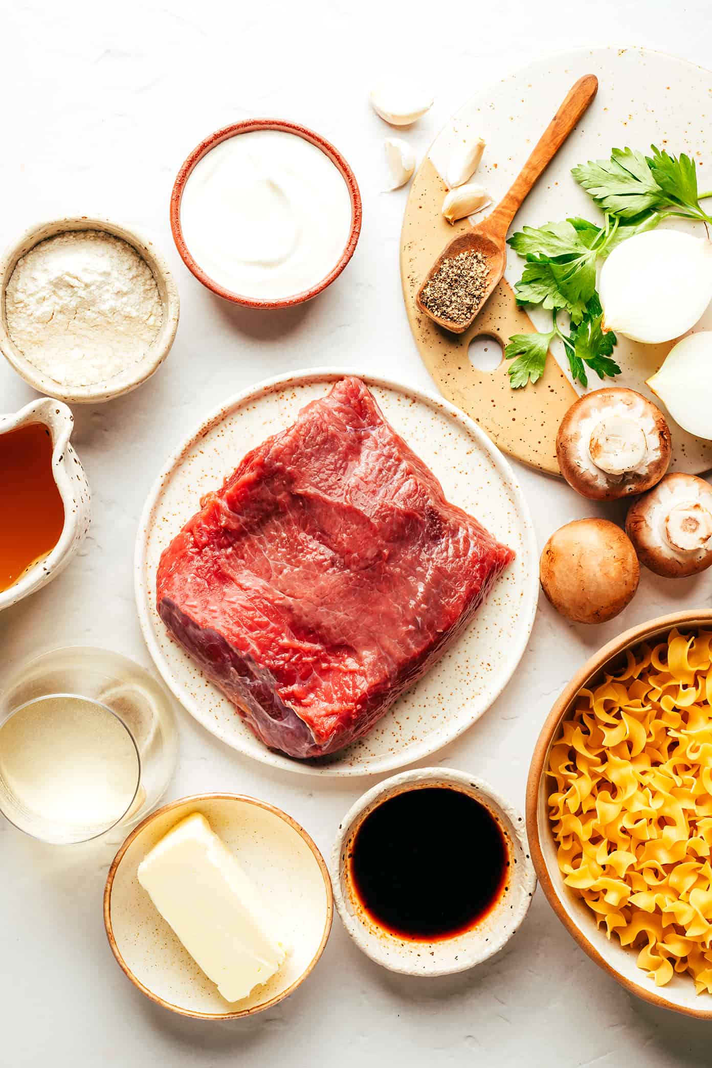 Ingredientes do estrogonofe de carne