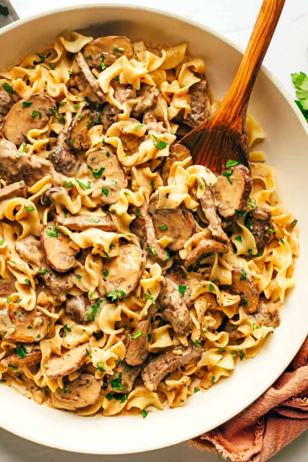 Easy Beef Stroganoff Recipe