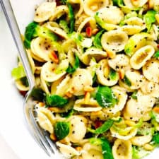 Brussels Sprouts and Parmesan Pasta-image