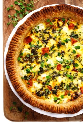 Butternut Squash Quiche