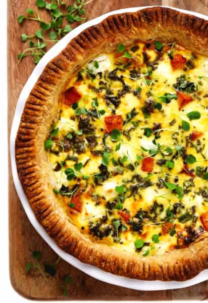 Butternut Squash Quiche