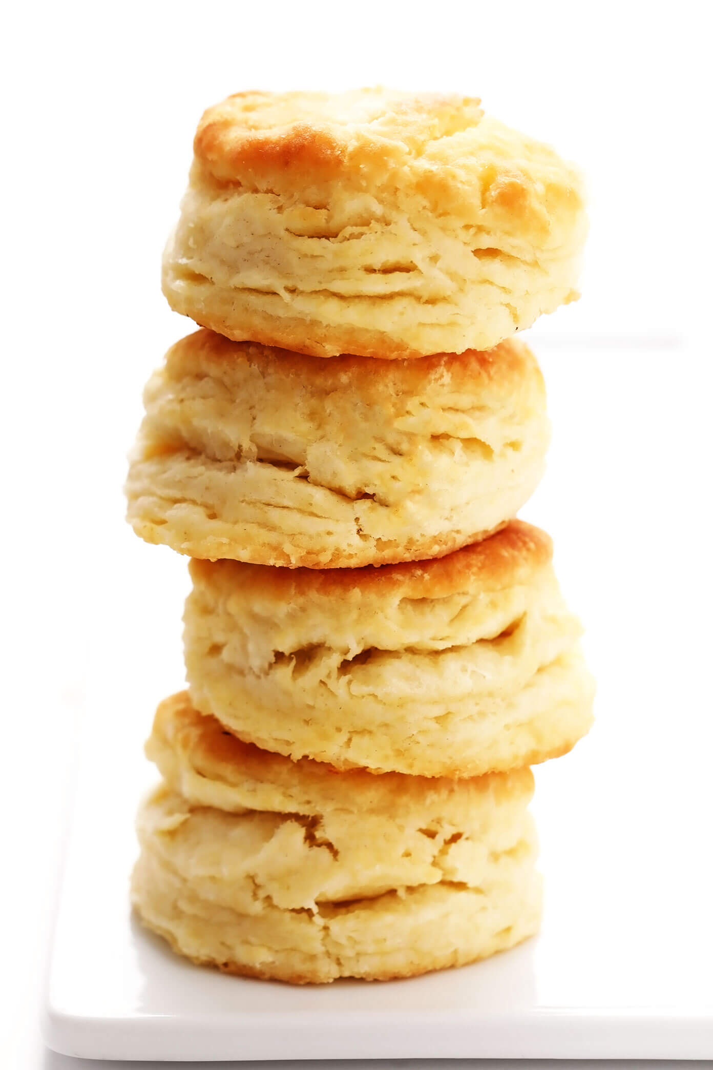 Flaky Butter Biscuits in Cast Iron Skillet - Easy Homemade Biscuits