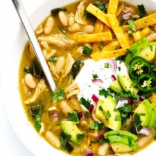 Poblano White Chicken Chili-image