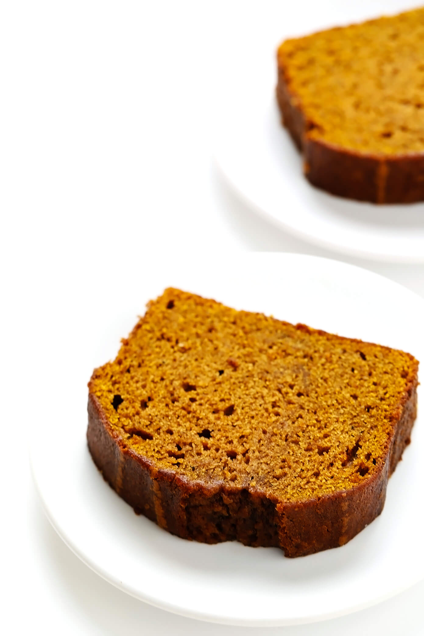 Individual Slices of Pumpkin Bread