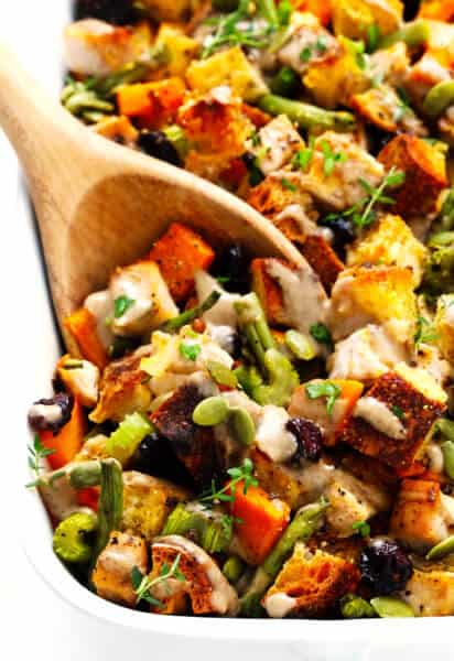 All-In-One Thanksgiving Casserole Closeup